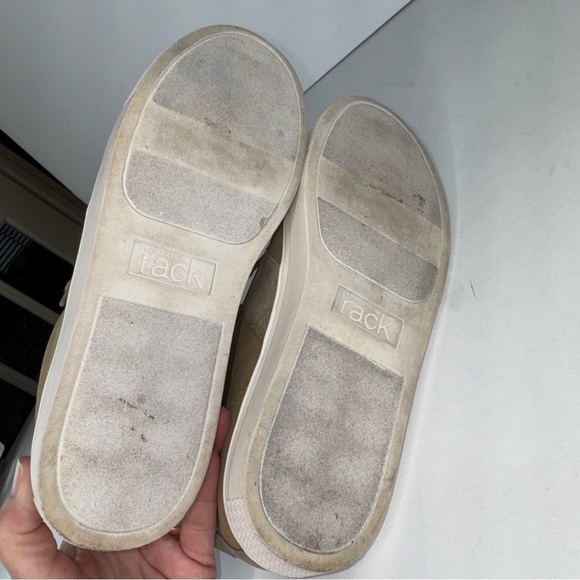 Nordstrom Rack Norah Lace Up Women's Tan Gold Sneakers - Picture 10 of 13